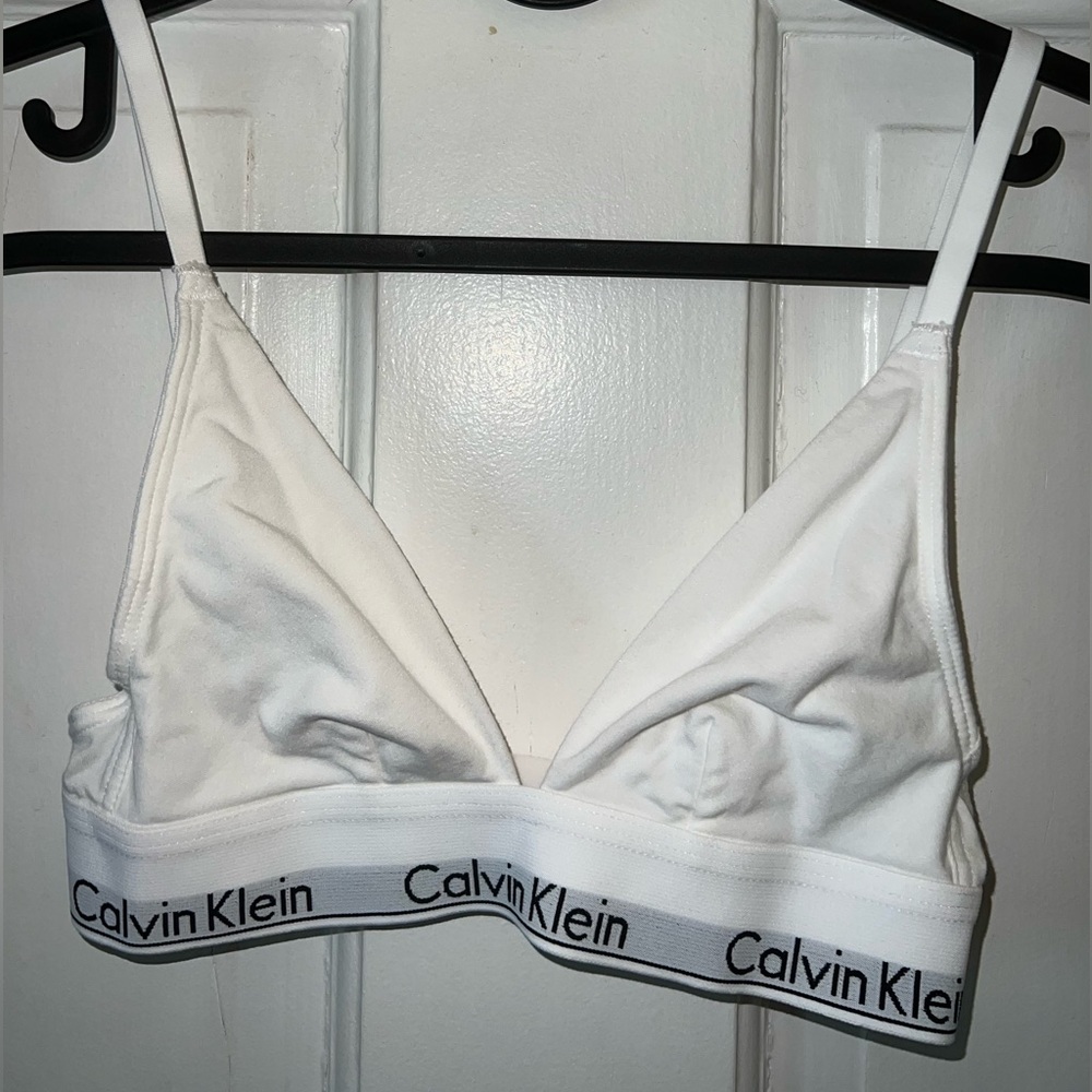 NWOT Calvin Klein white bralette